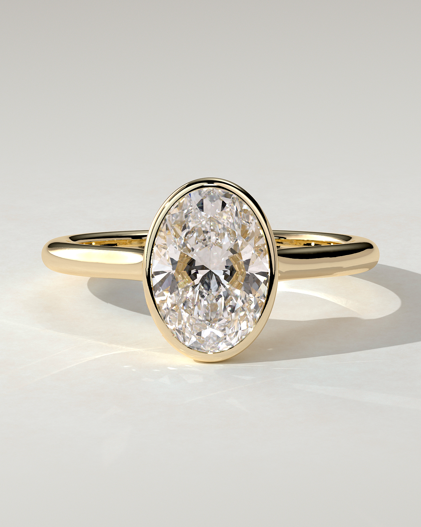 Gemma Bezel Round Ring