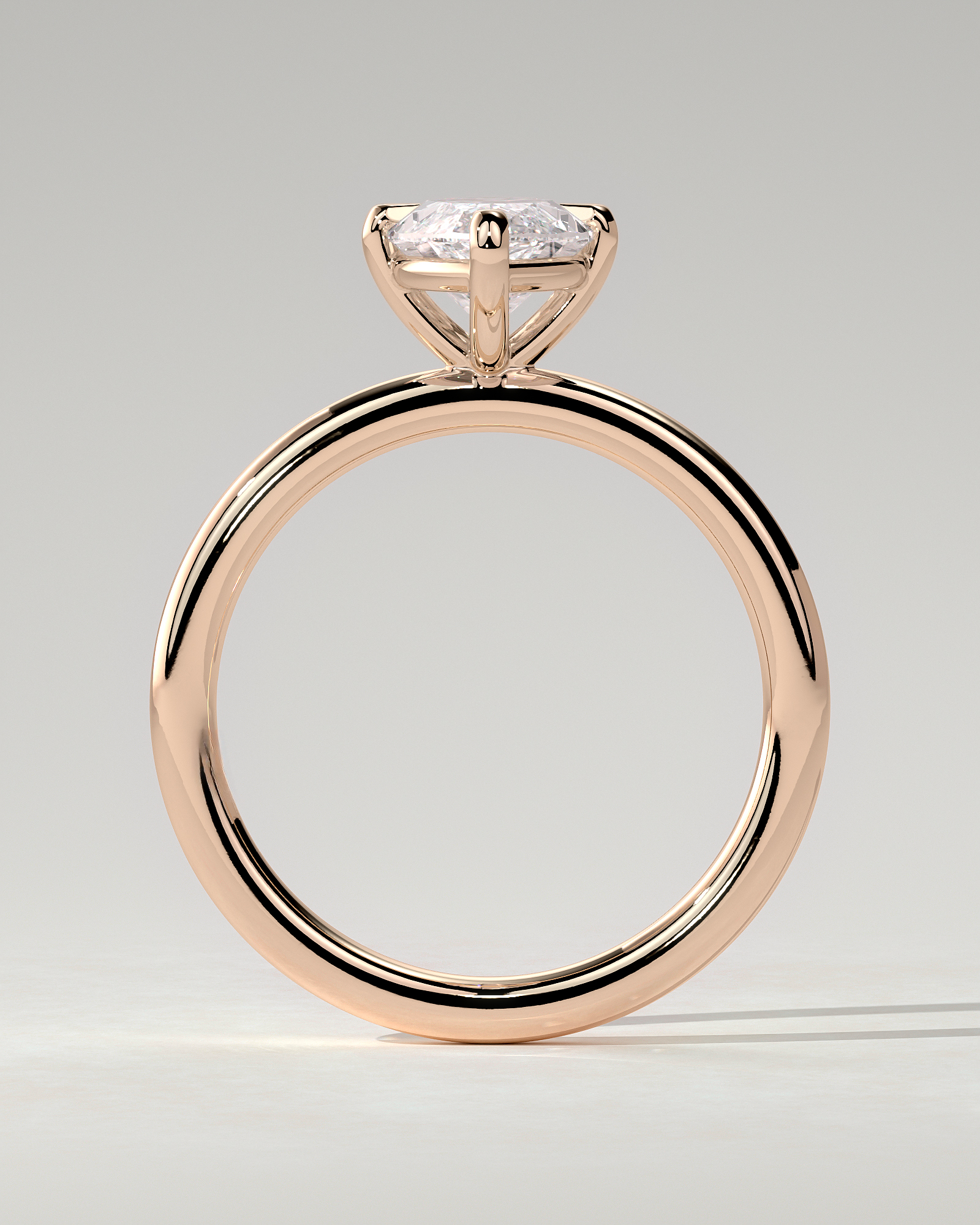 Genevieve Solitaire Marquise Ring