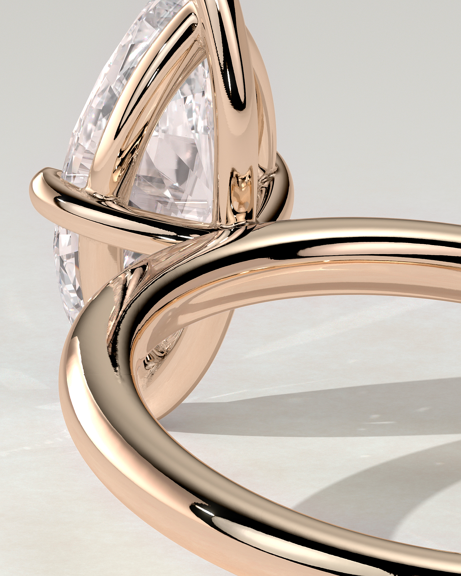 Genevieve Solitaire Marquise Ring