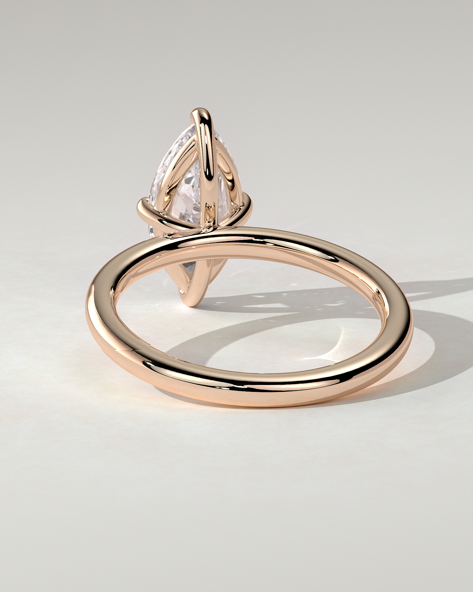 Genevieve Solitaire Marquise Ring