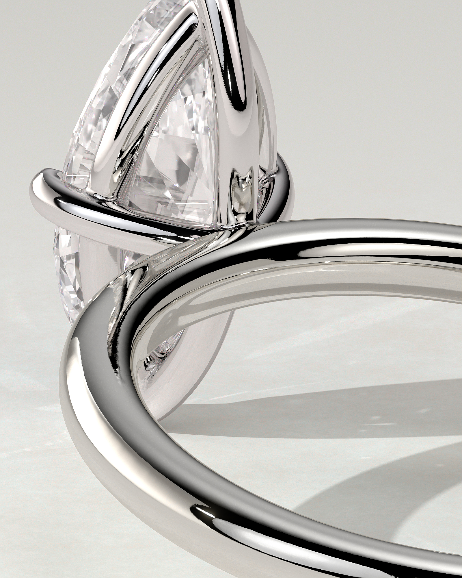 Genevieve Solitaire Marquise Ring