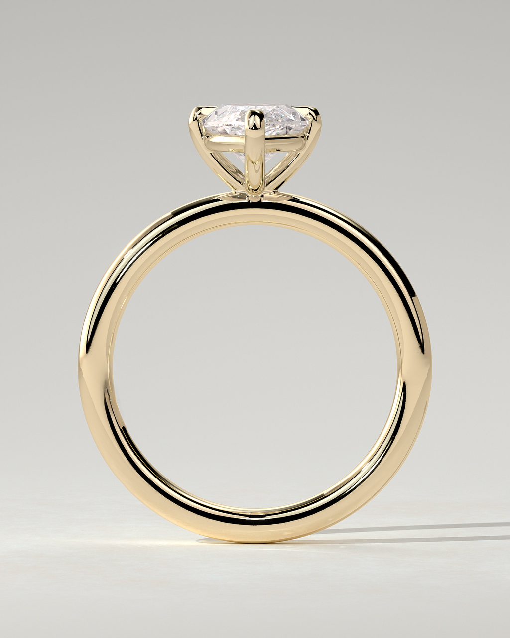 Genevieve Solitaire Marquise Ring