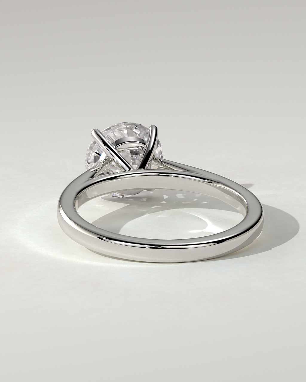Georgia Solitaire Round Ring