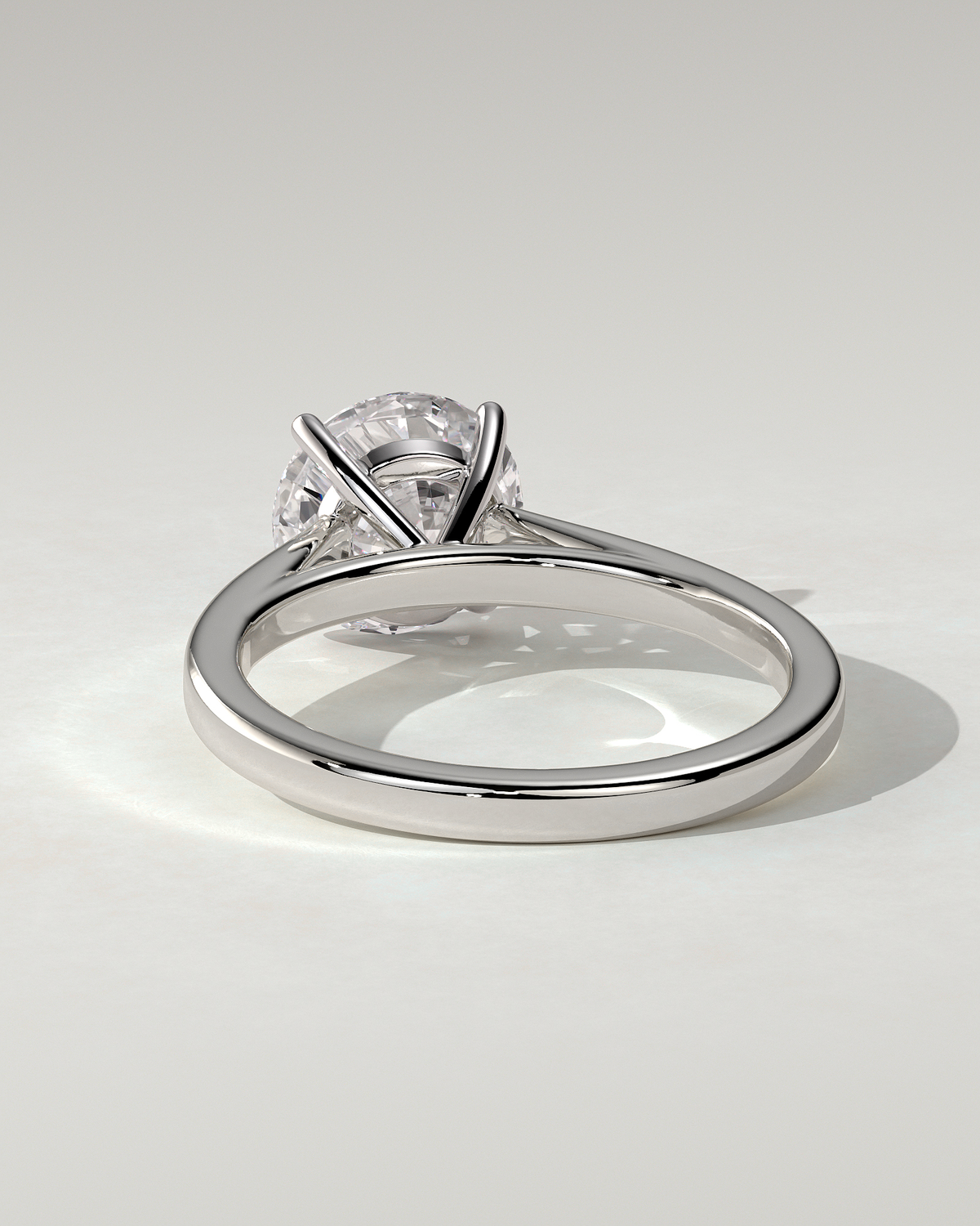 Georgia Solitaire Round Ring