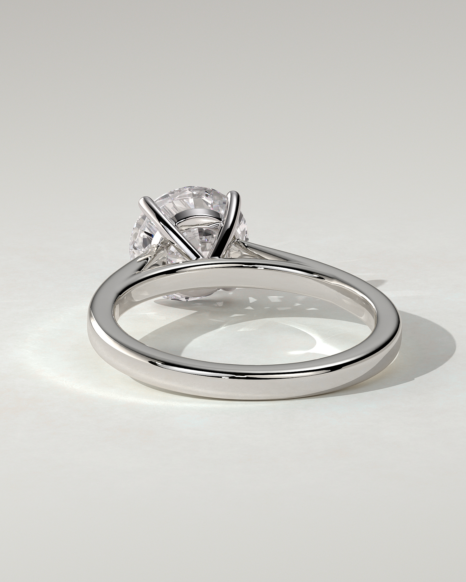 Georgia Solitaire Round Ring
