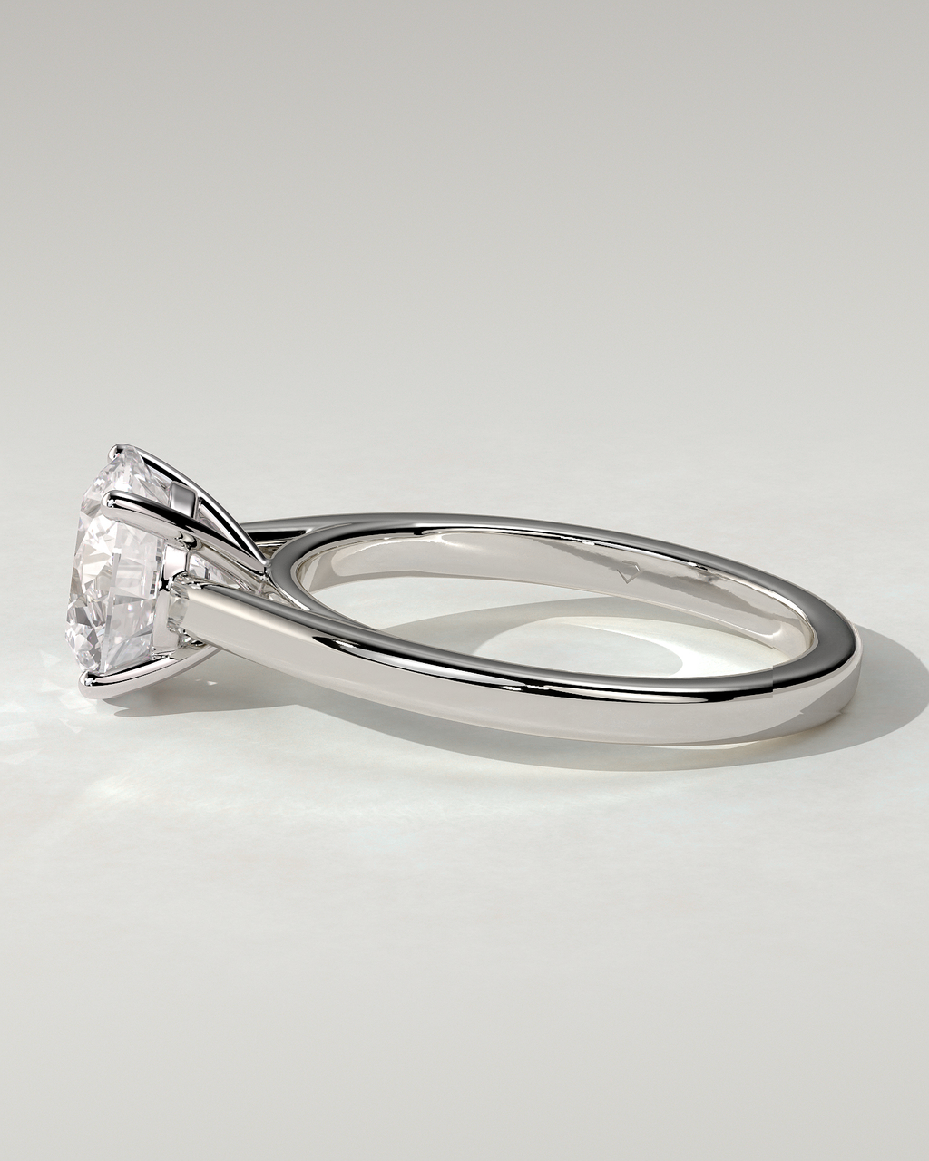 Georgia Solitaire Round Ring