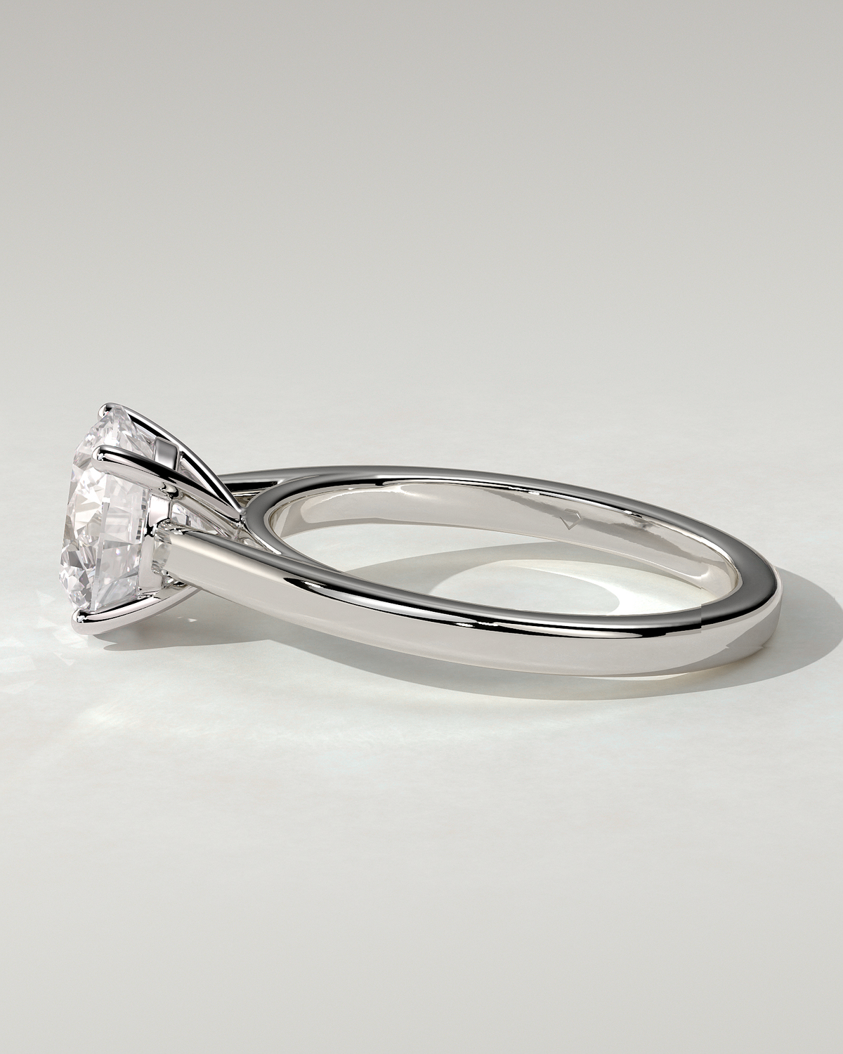 Georgia Solitaire Round Ring