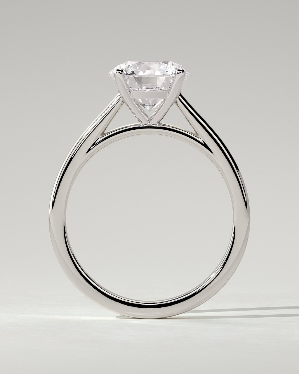 Georgia Solitaire Round Ring