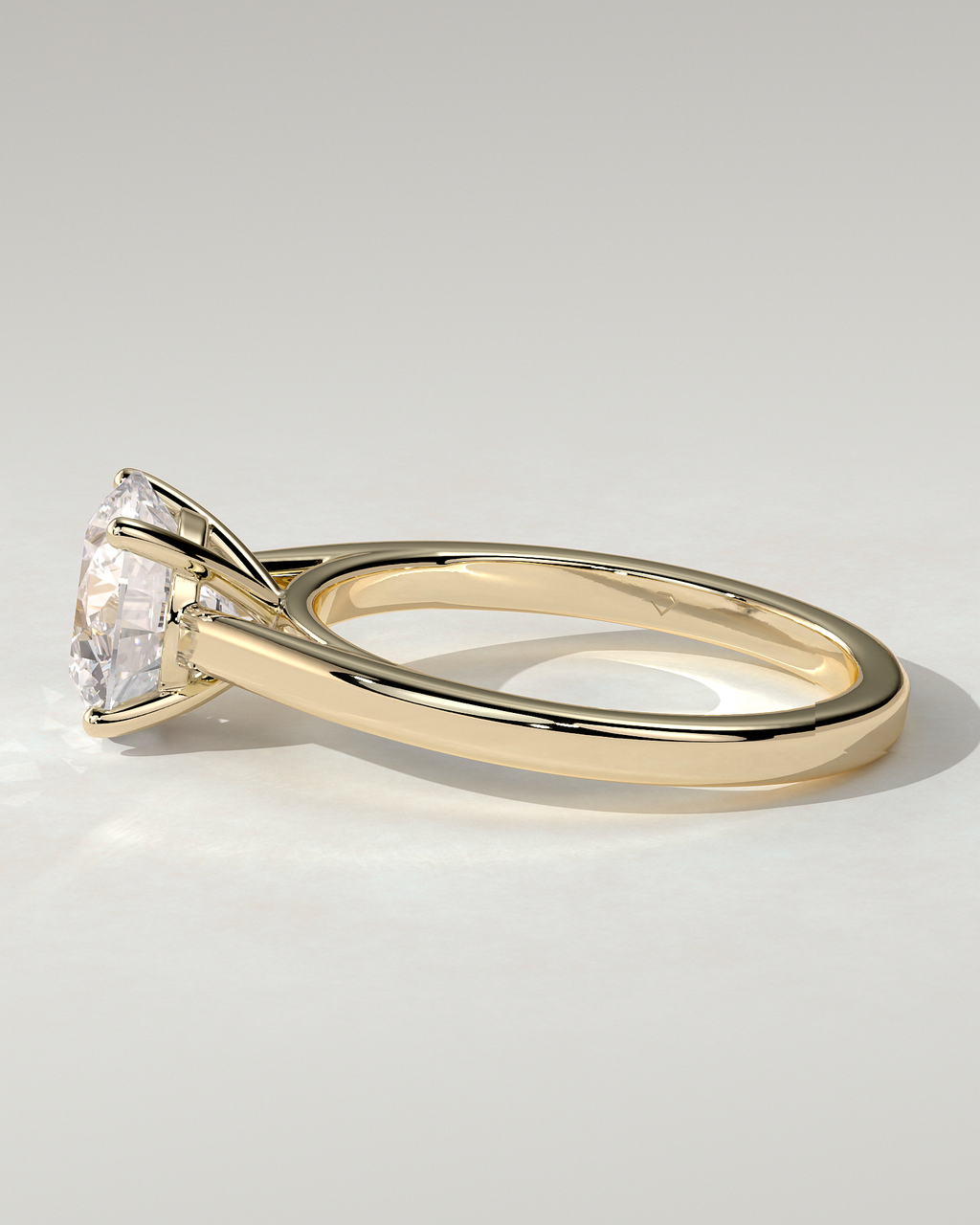 Georgia Solitaire Round Ring