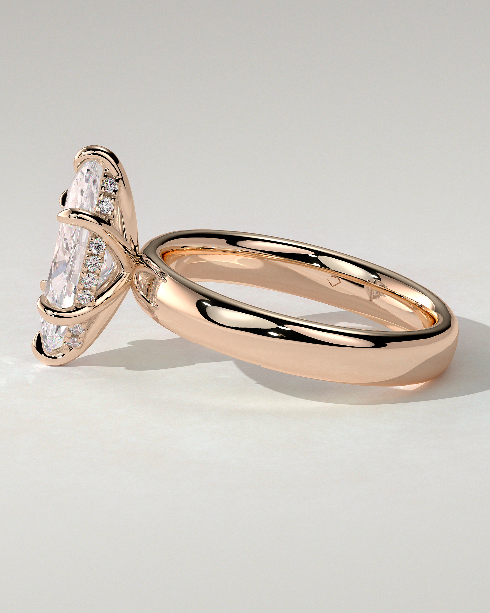Gigi Solitaire Marquise Ring
