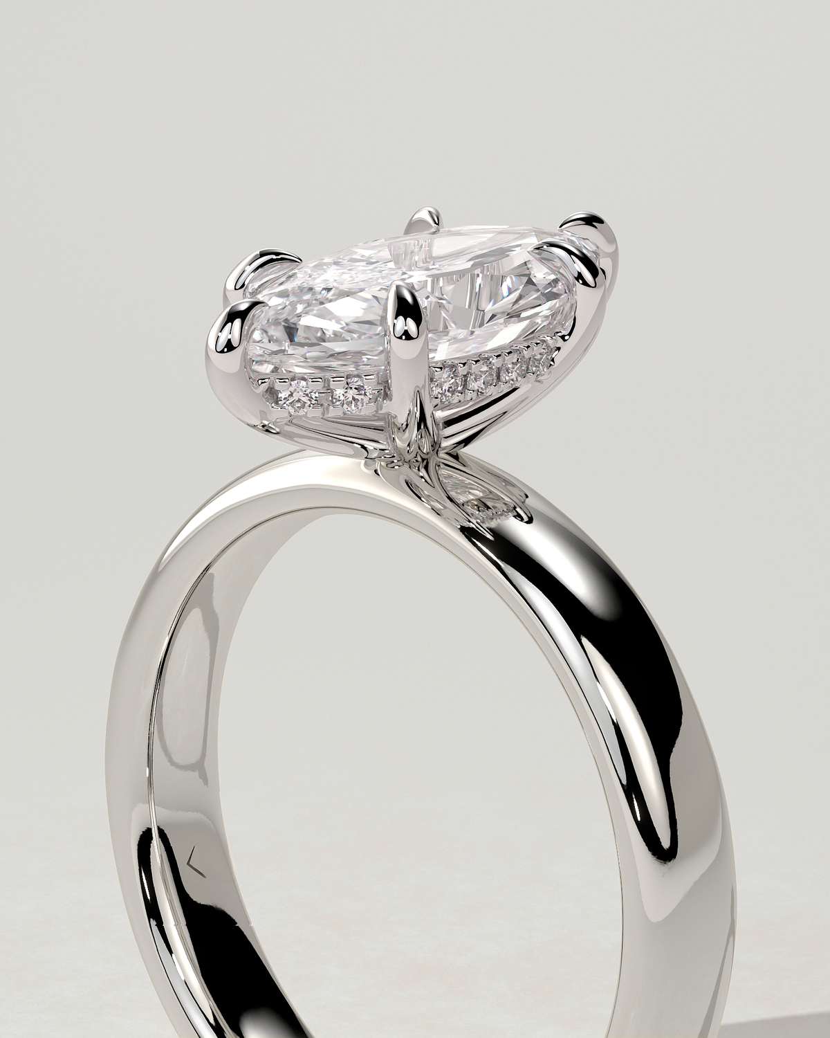 Gigi Solitaire Marquise Ring