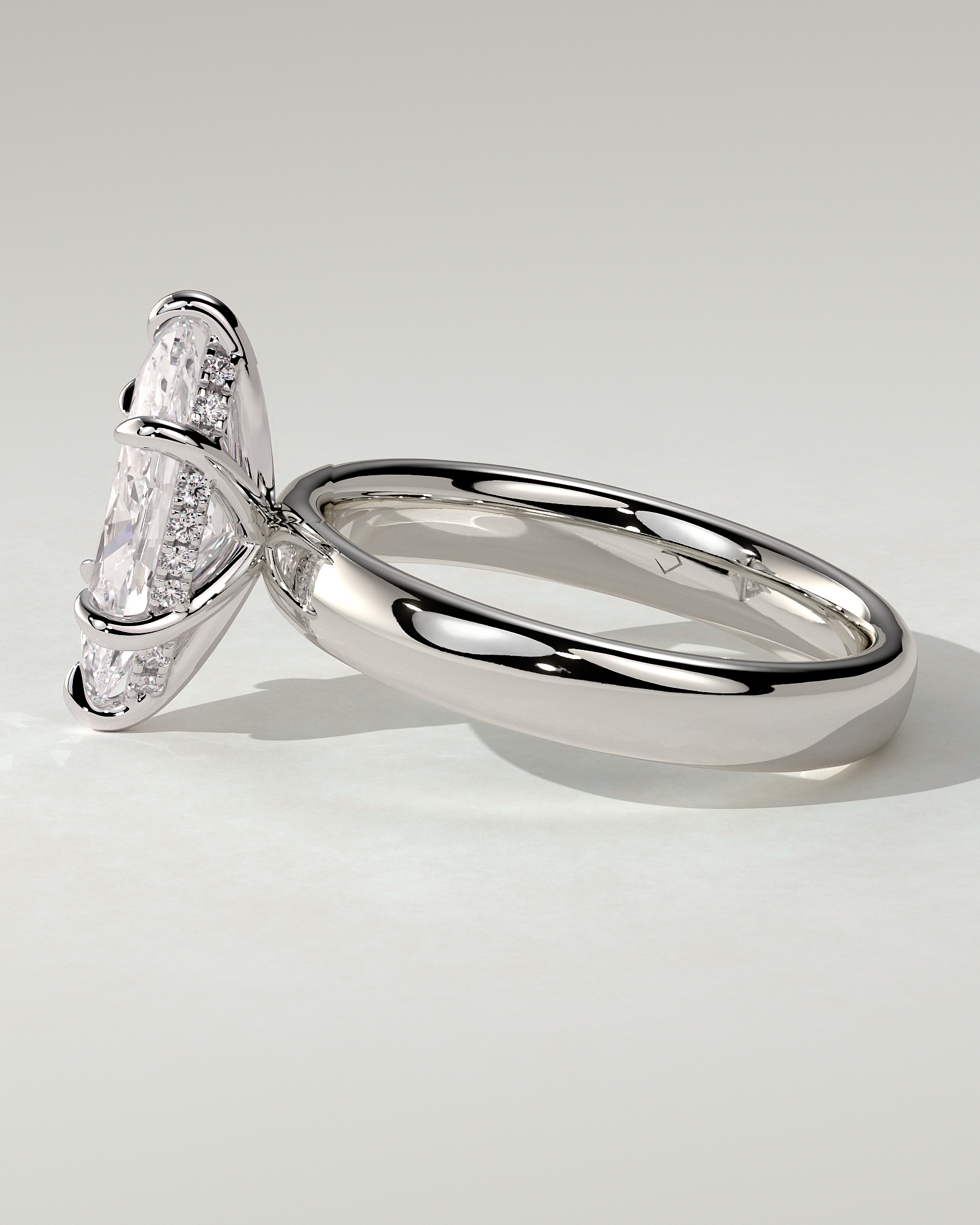 Gigi Solitaire Marquise Ring