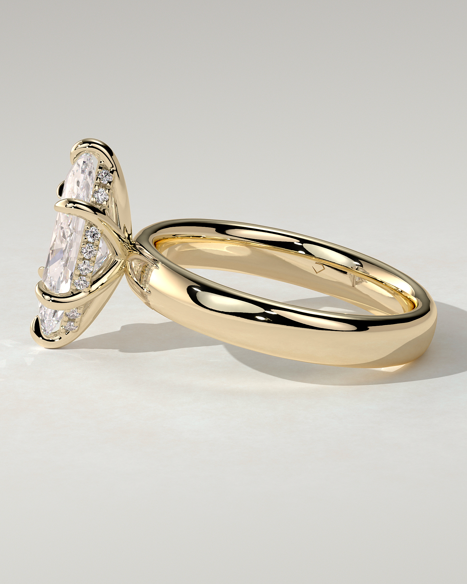 Gigi Solitaire Marquise Ring