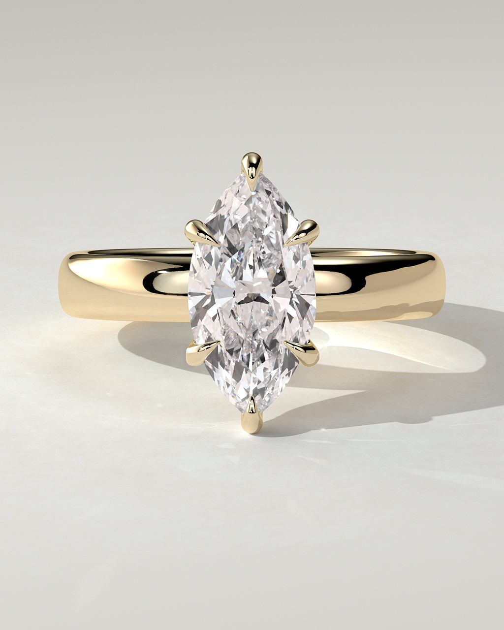 Gigi Solitaire Marquise Ring