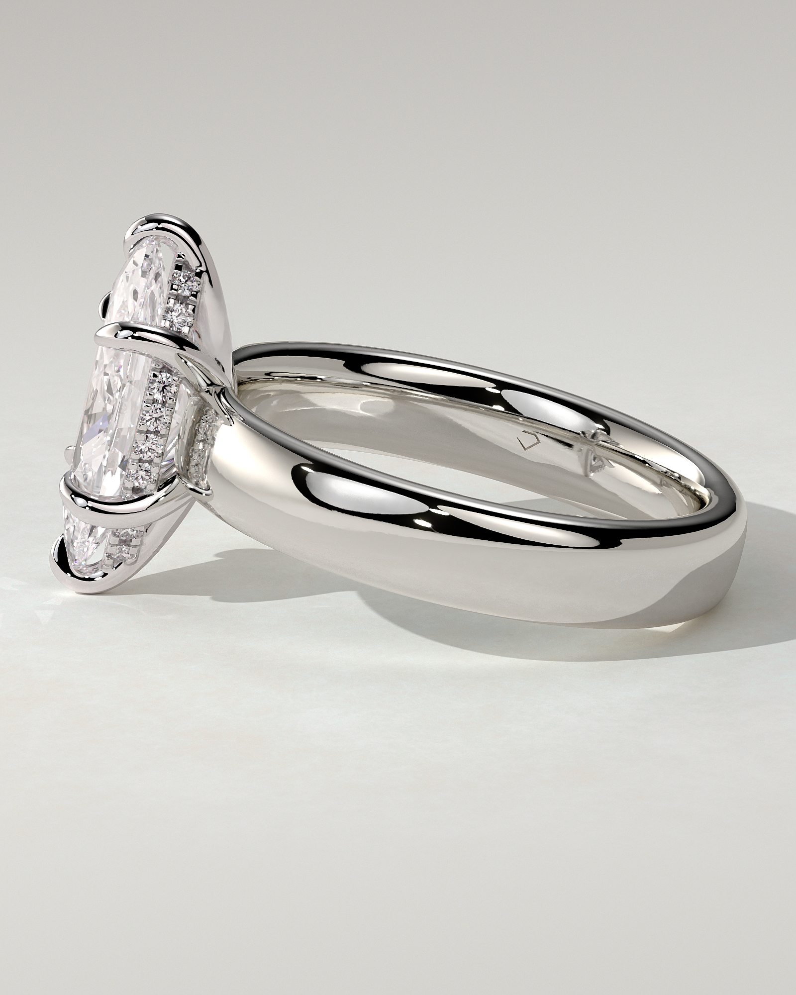 Gigi Solitaire Marquise Ring