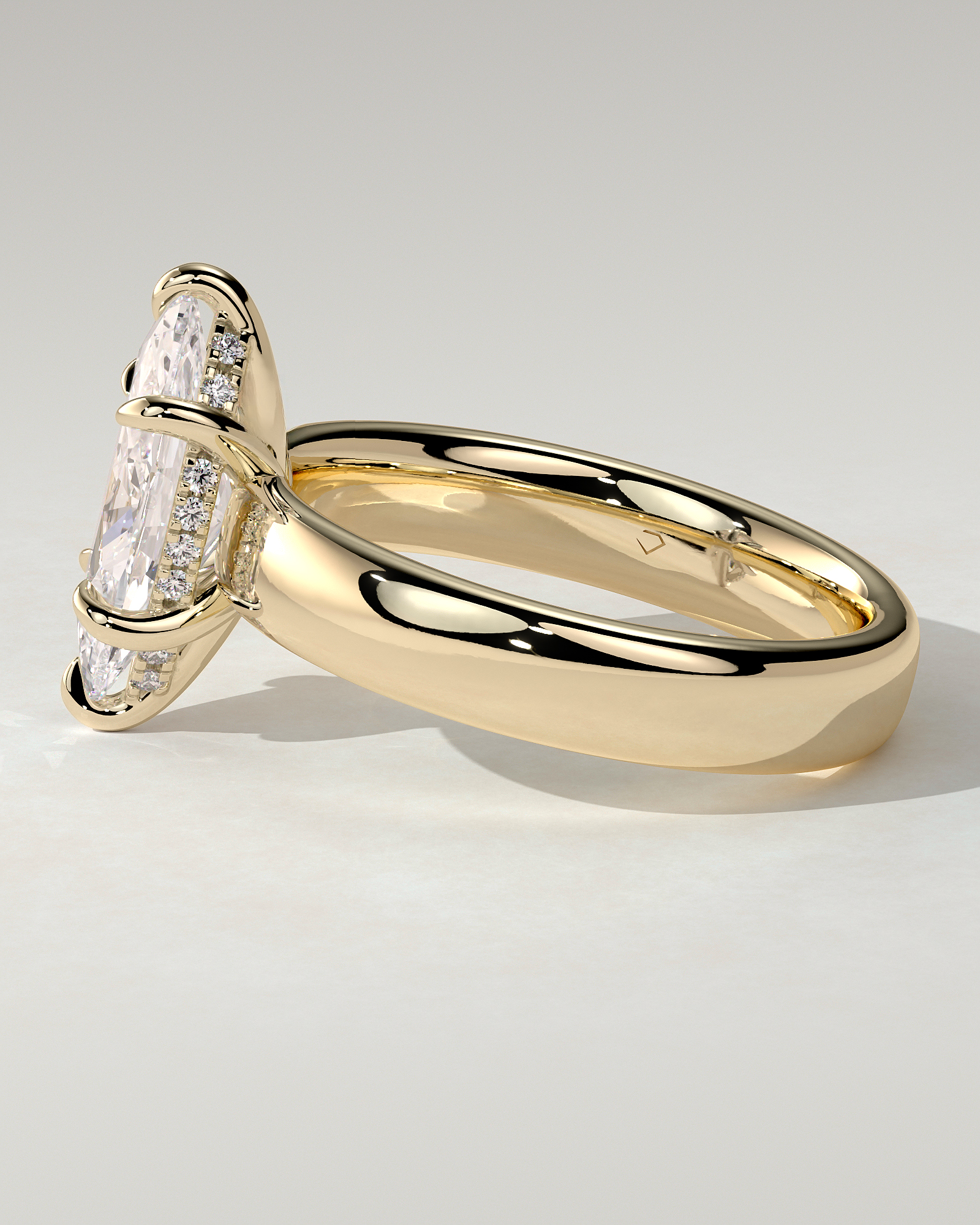 Gigi Solitaire Marquise Ring