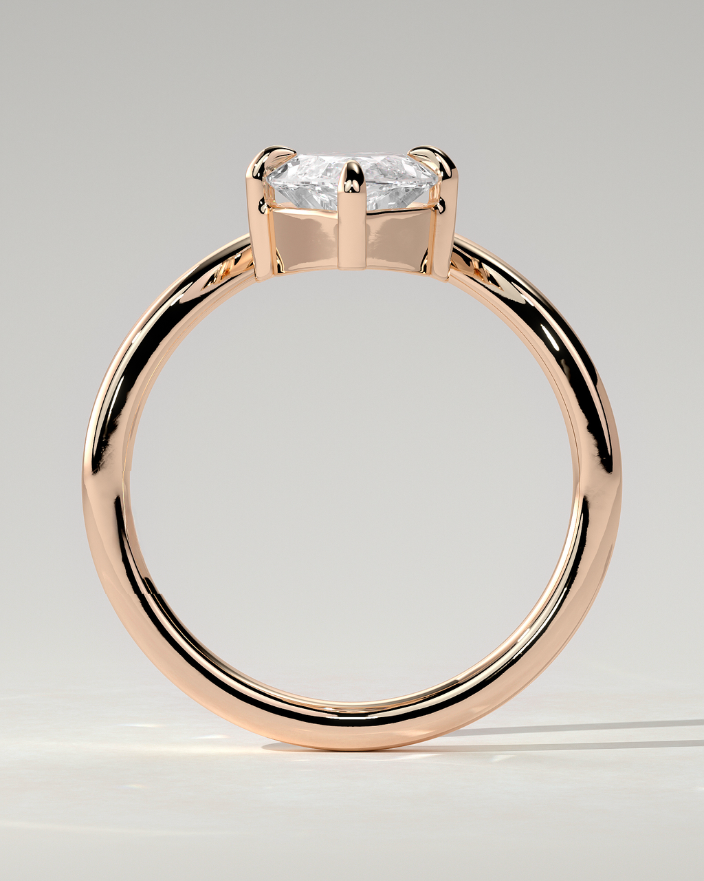 Giselle Solitaire Marquise Ring