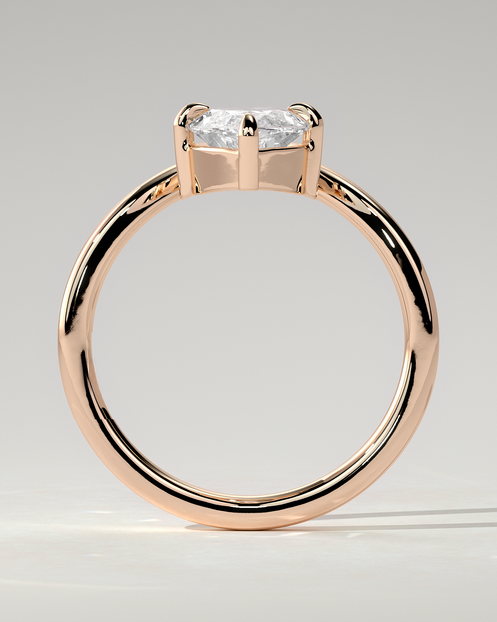 Giselle Solitaire Marquise Ring