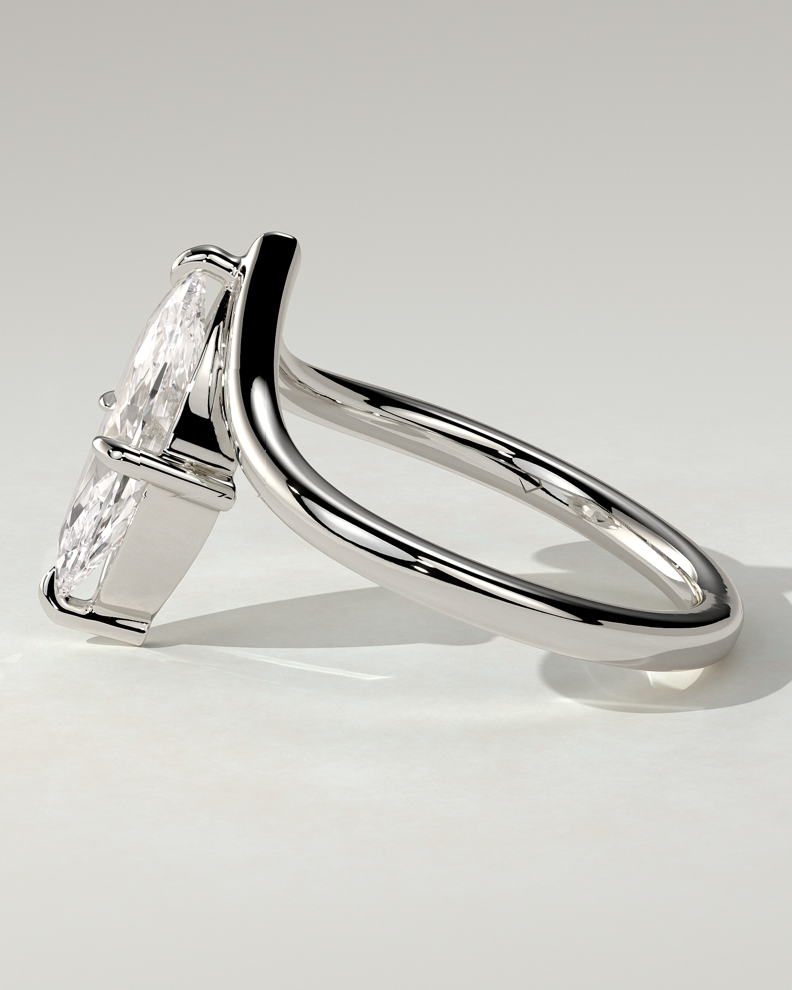 Giselle Solitaire Marquise Ring