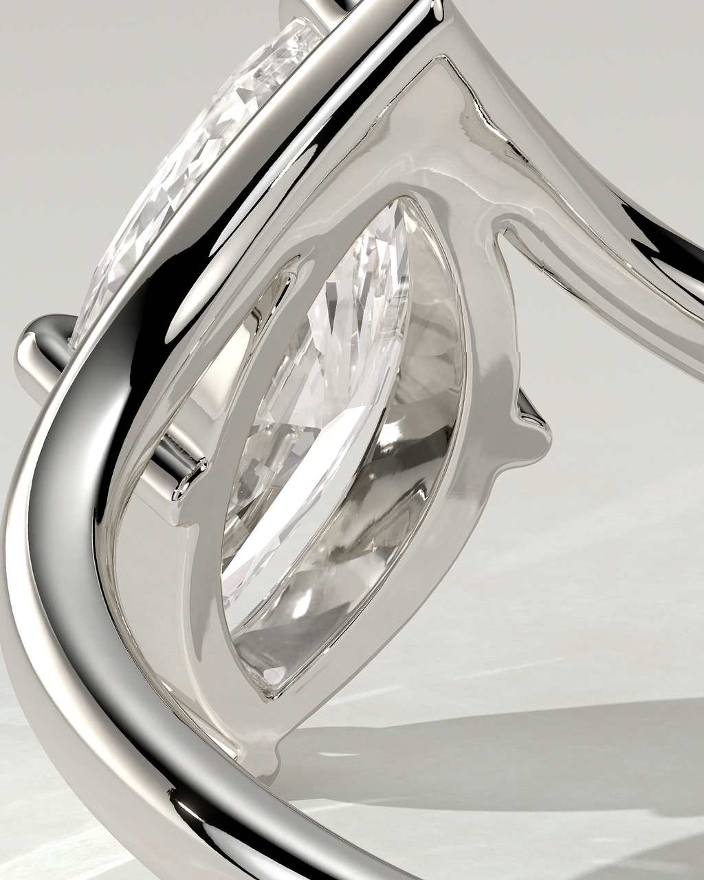 Giselle Solitaire Marquise Ring