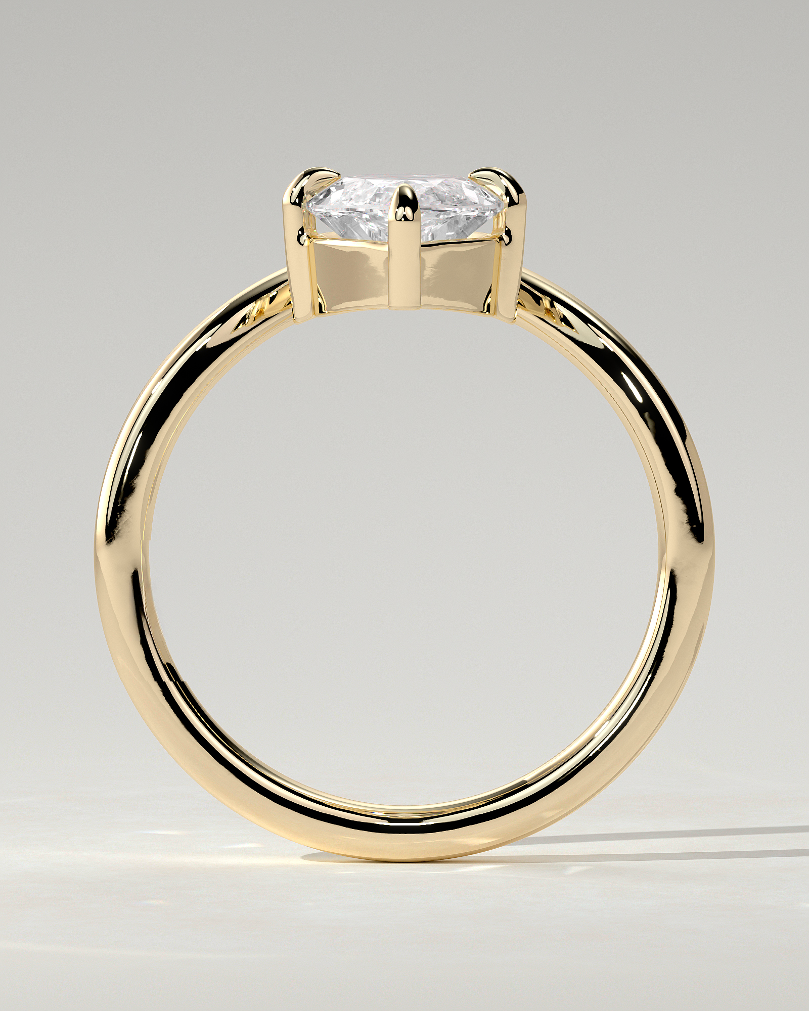 Giselle Solitaire Marquise Ring