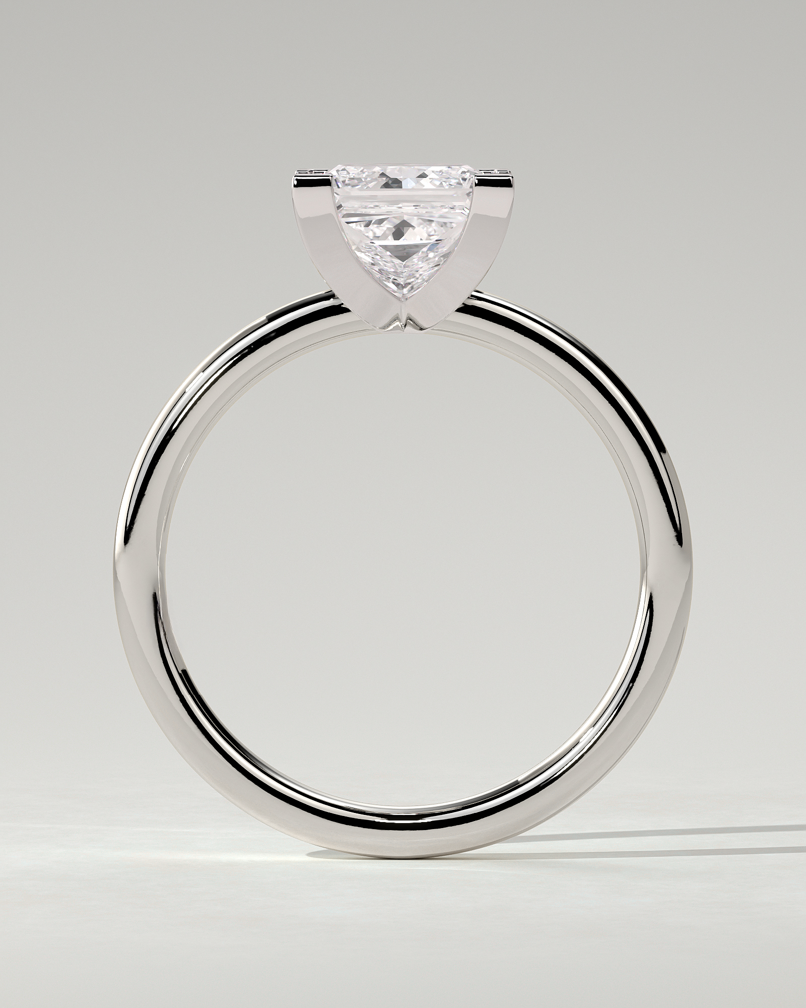 Glinda Solitaire Princess Ring