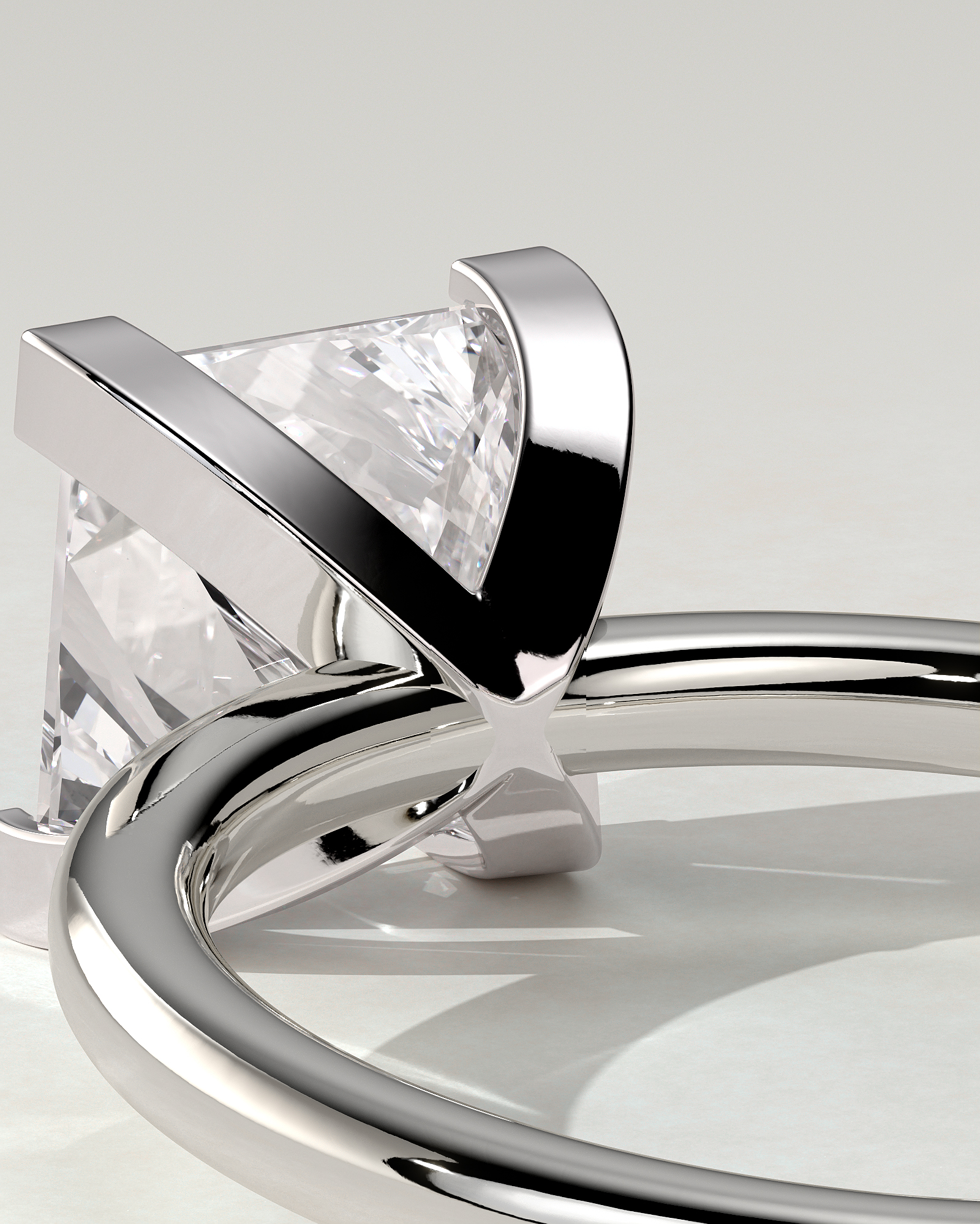 Glinda Solitaire Princess Ring