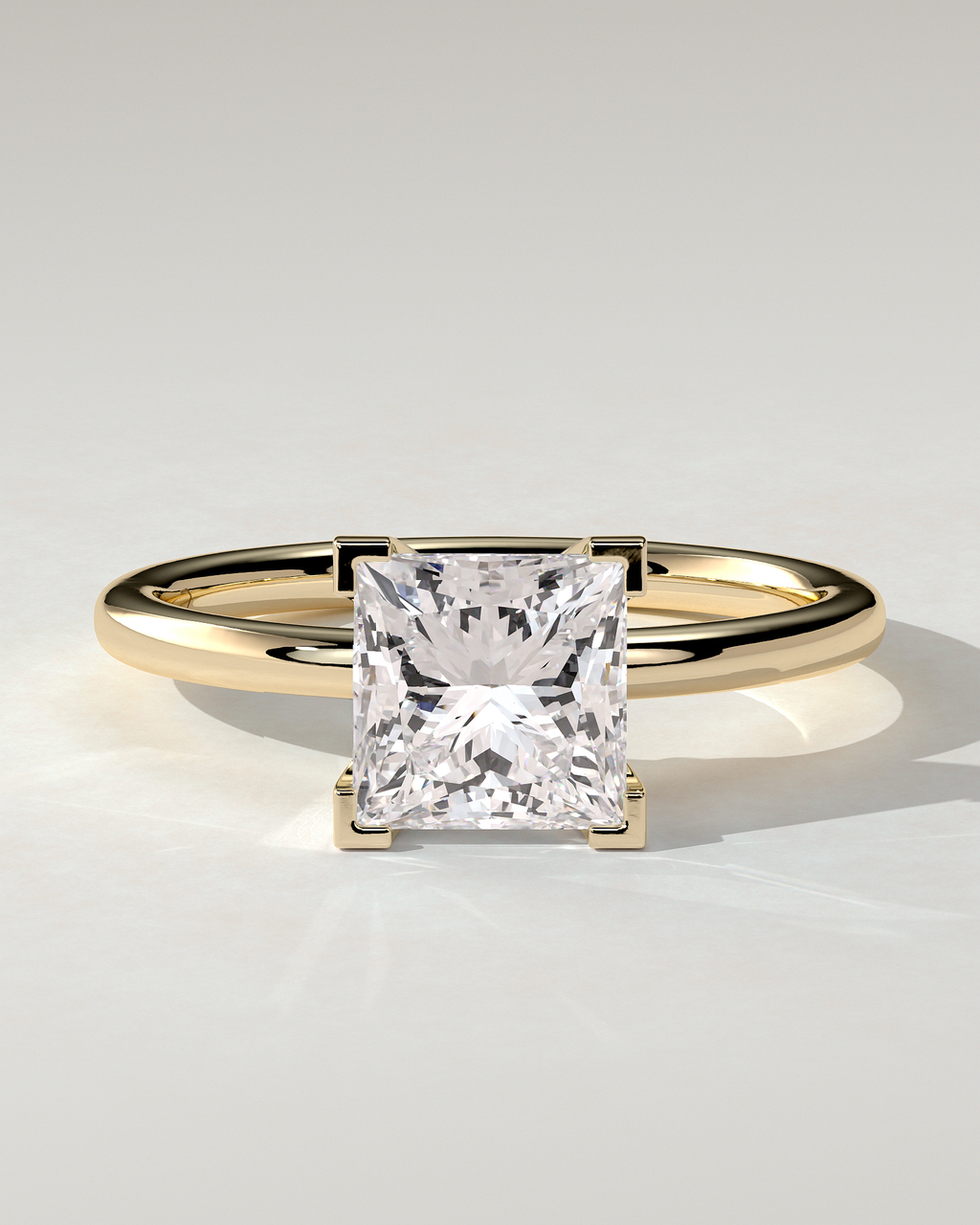 Glinda Solitaire Princess Ring