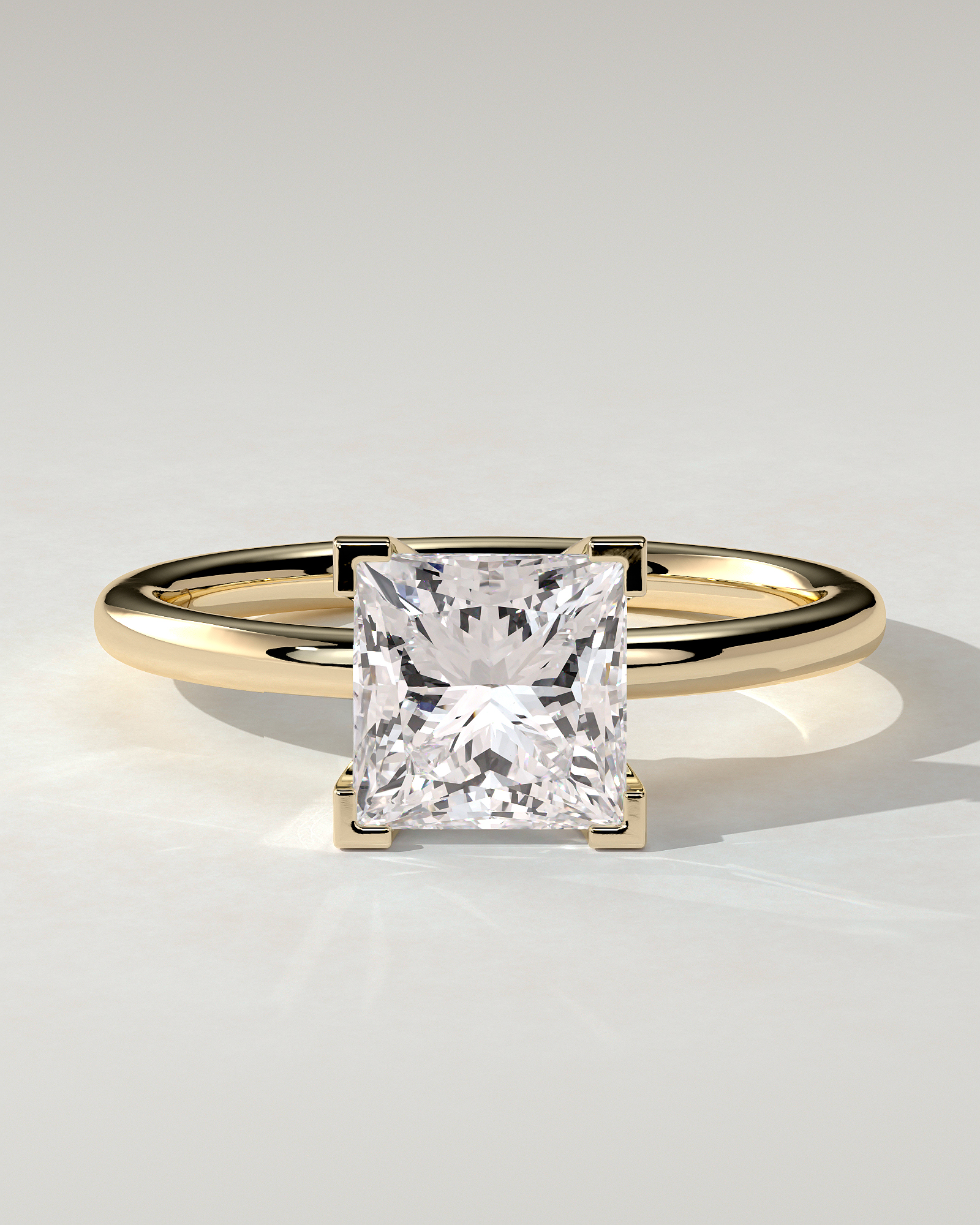 Glinda Solitaire Princess Ring
