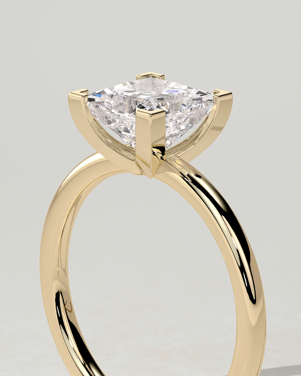 Glinda Solitaire Princess Ring