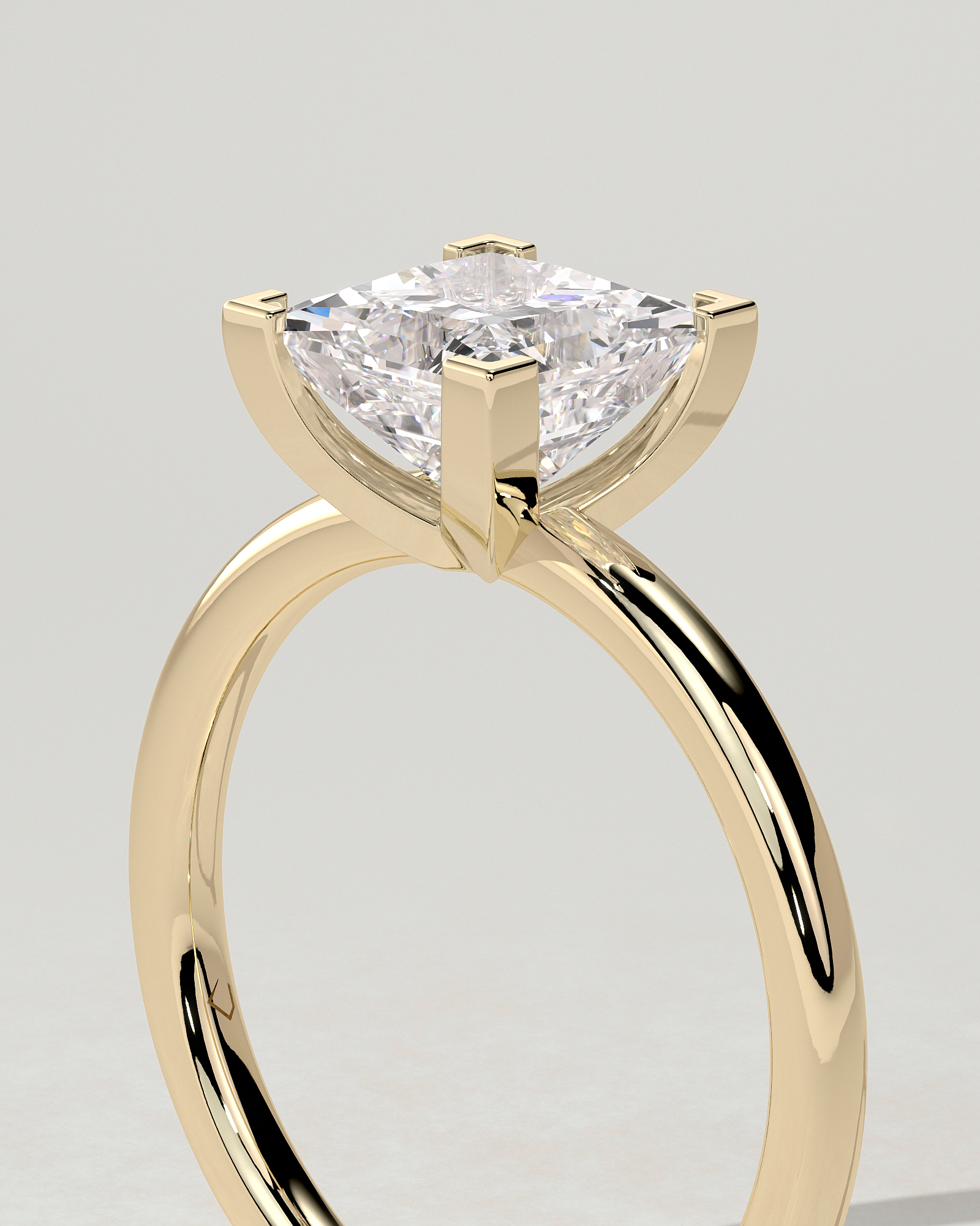 Glinda Solitaire Princess Ring