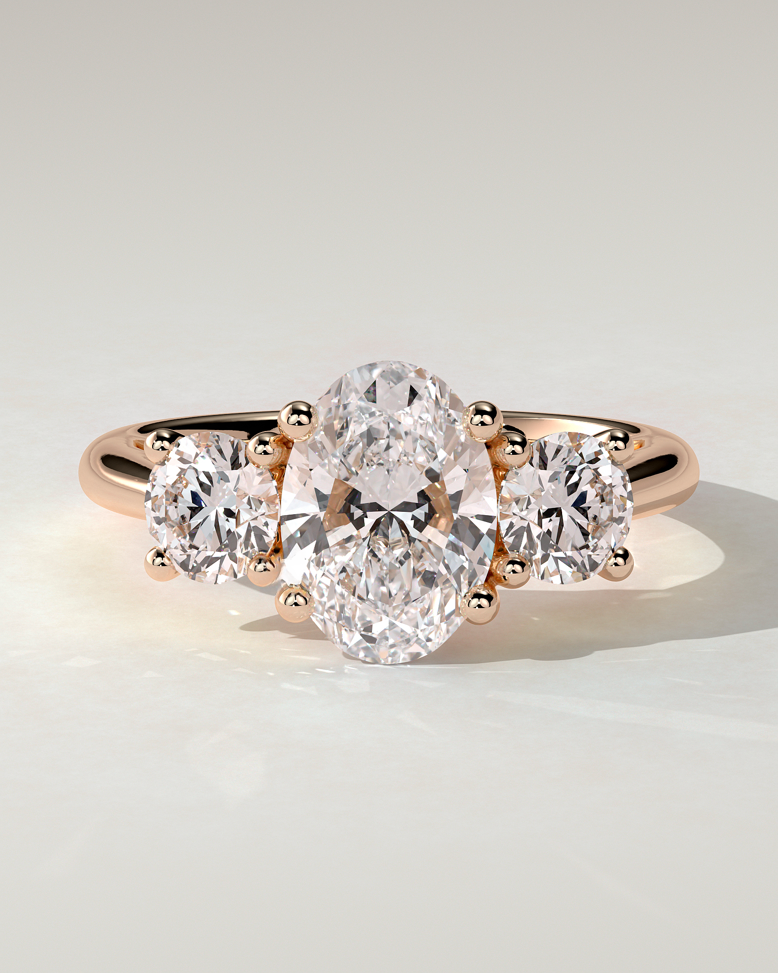 Grace Trilogy Oval Ring