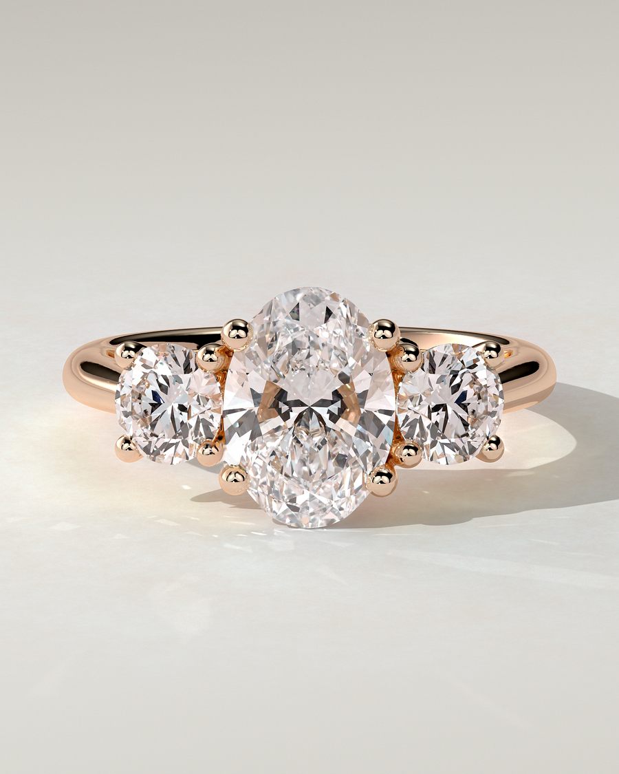 Grace Trilogy Oval Ring