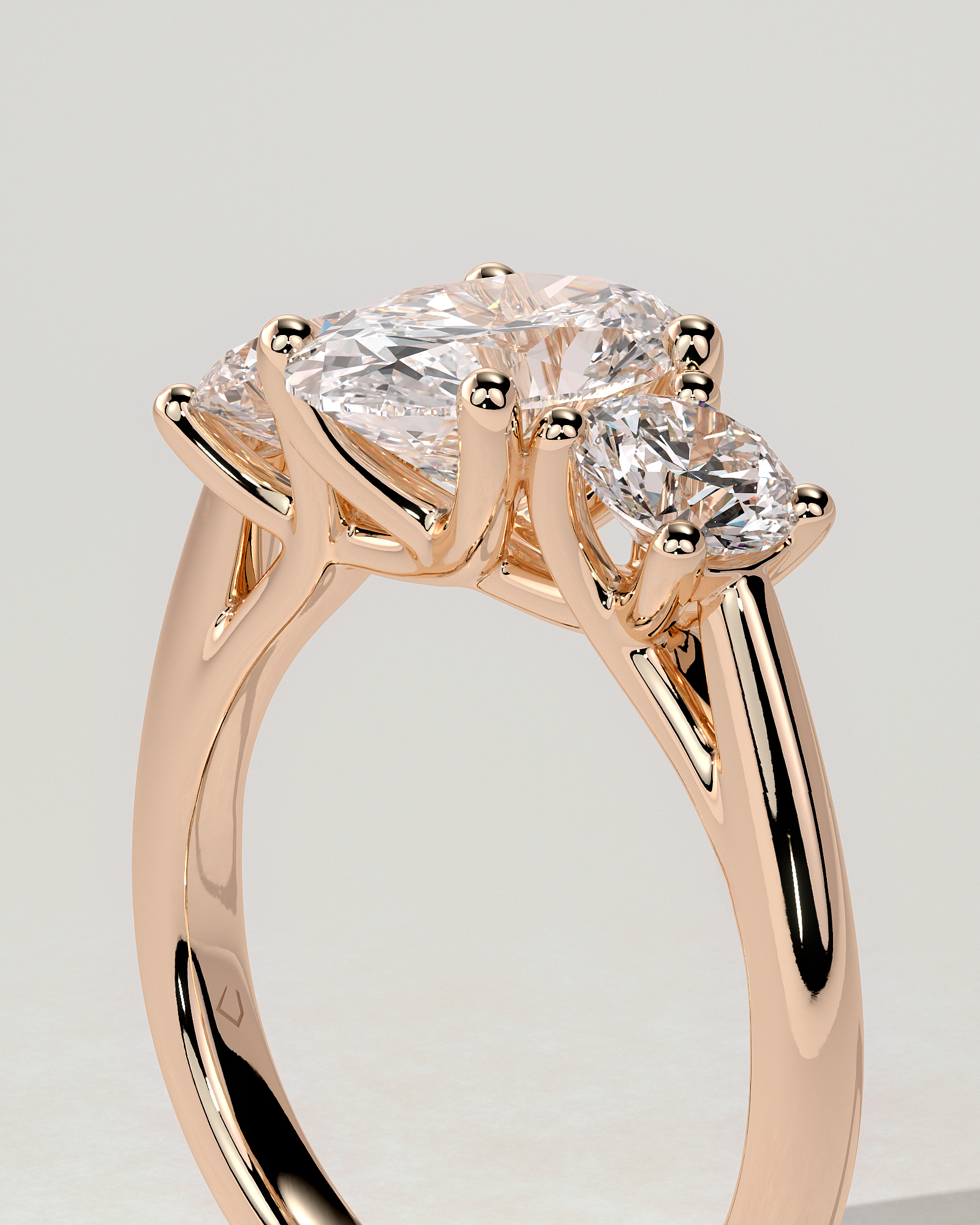 Grace Trilogy Oval Ring