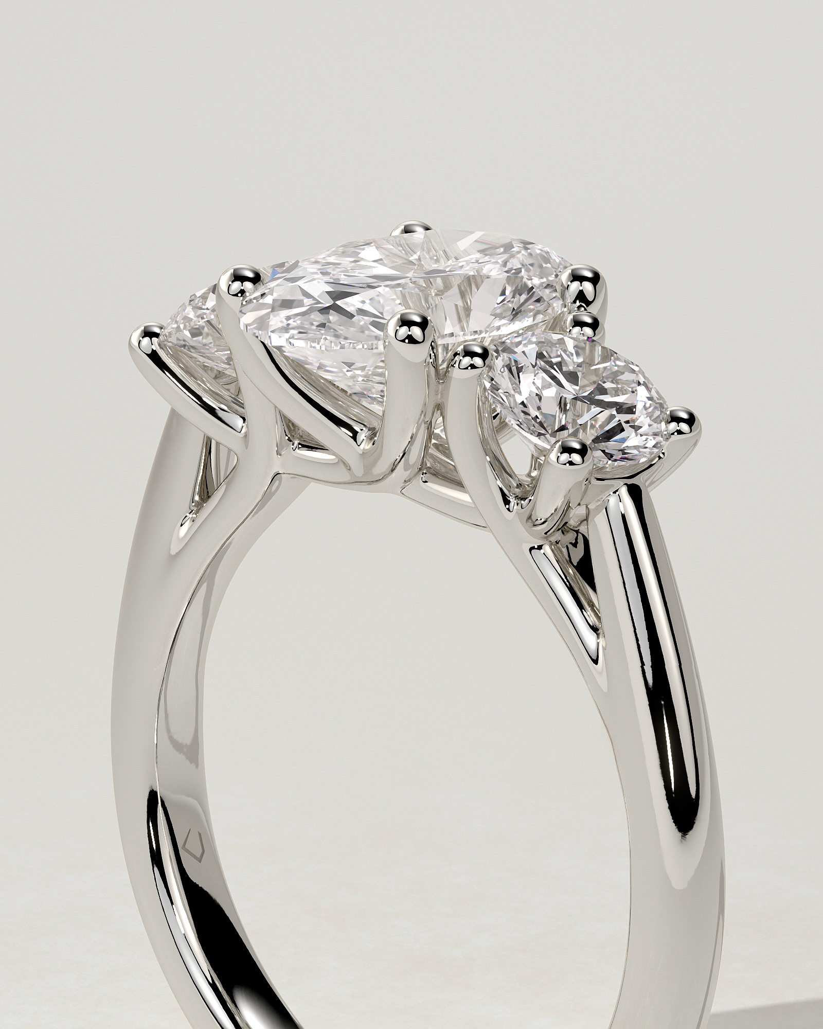Grace Trilogy Oval Ring