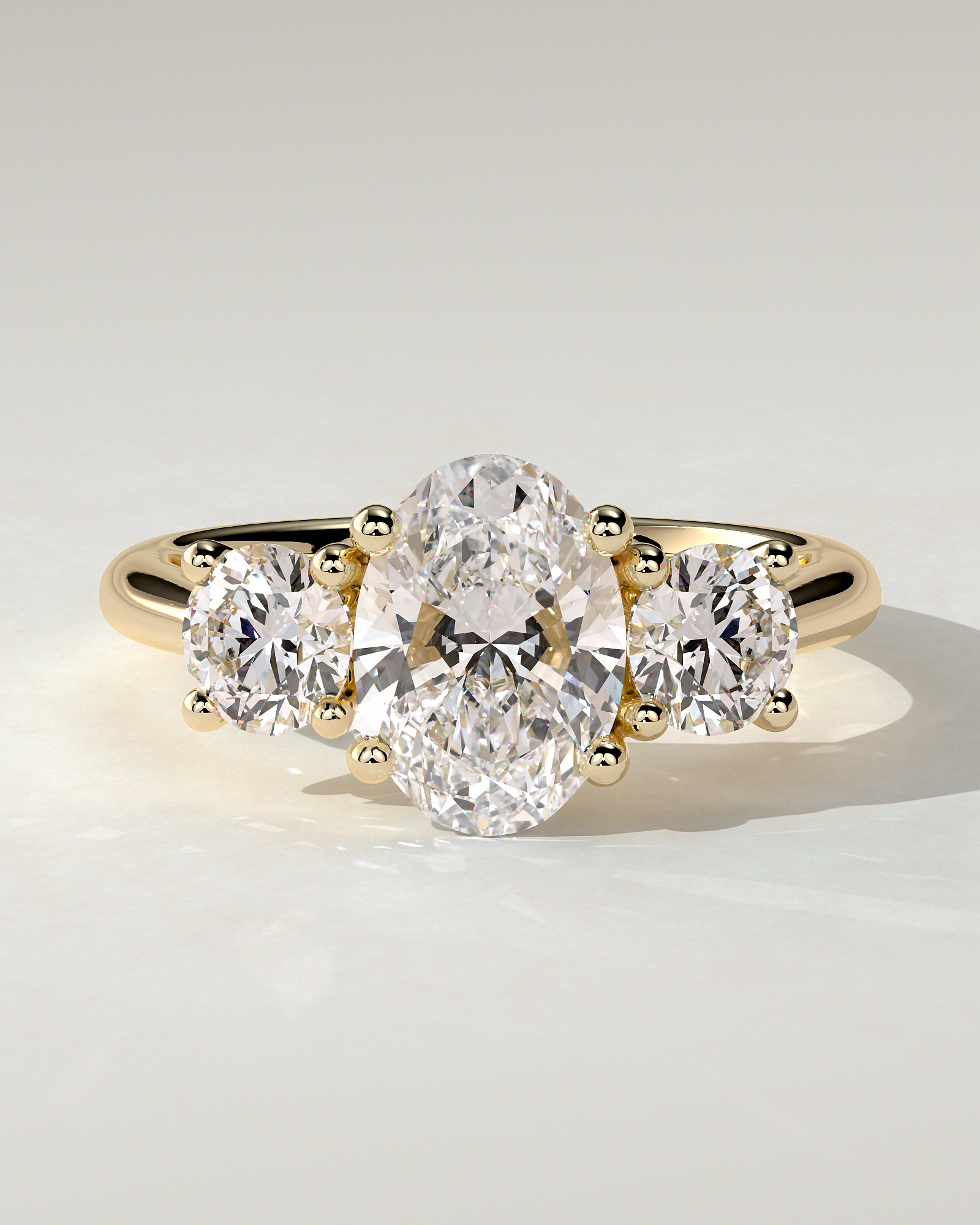 Grace Trilogy Oval Ring