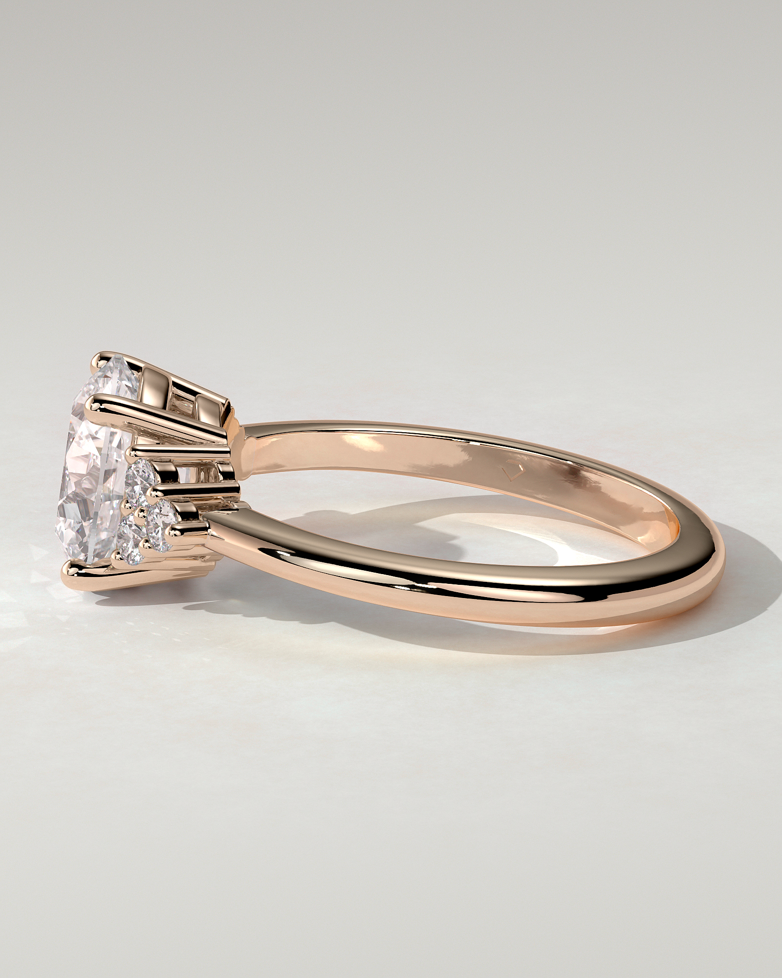 Greta Solitaire Round Ring
