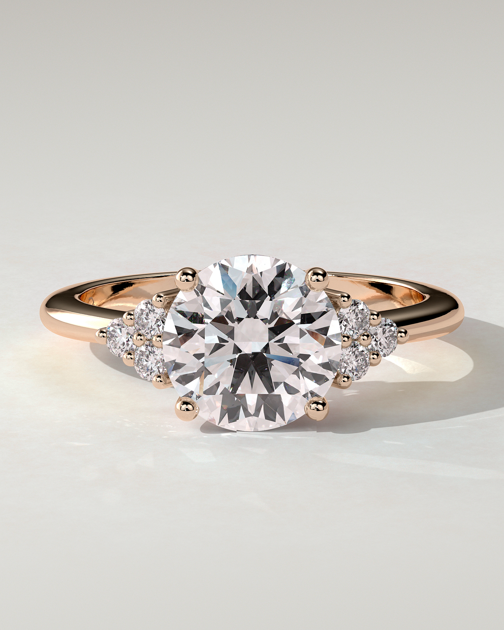 Greta Solitaire Round Ring