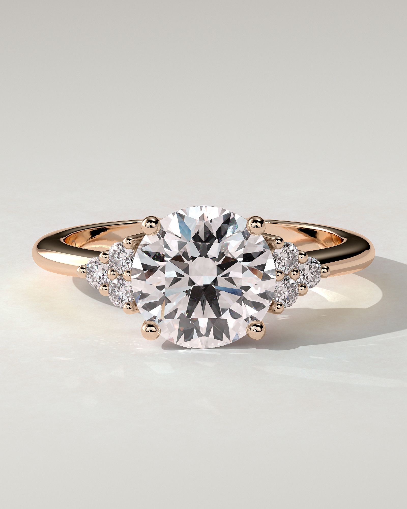 Greta Solitaire Round Ring