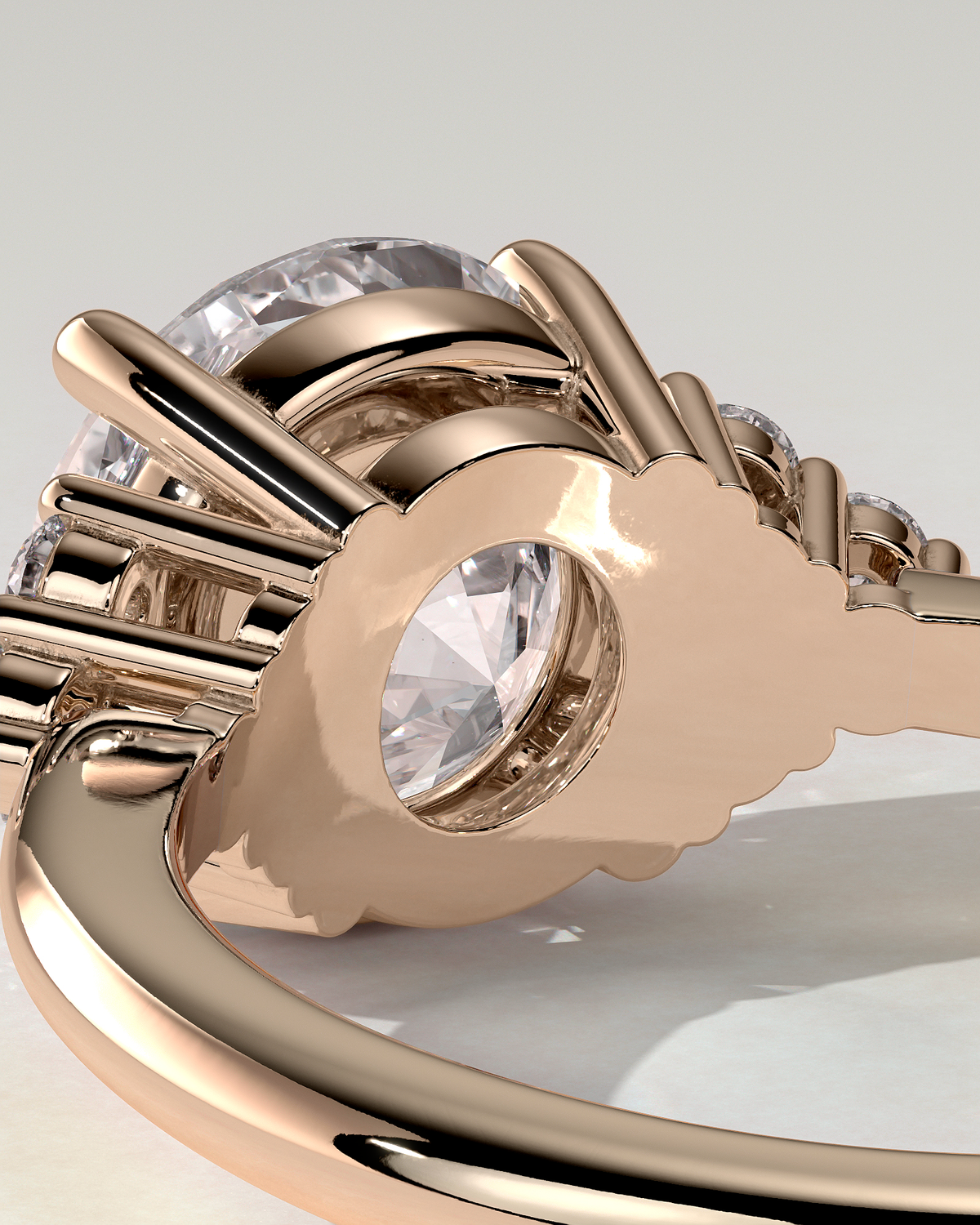 Greta Solitaire Round Ring