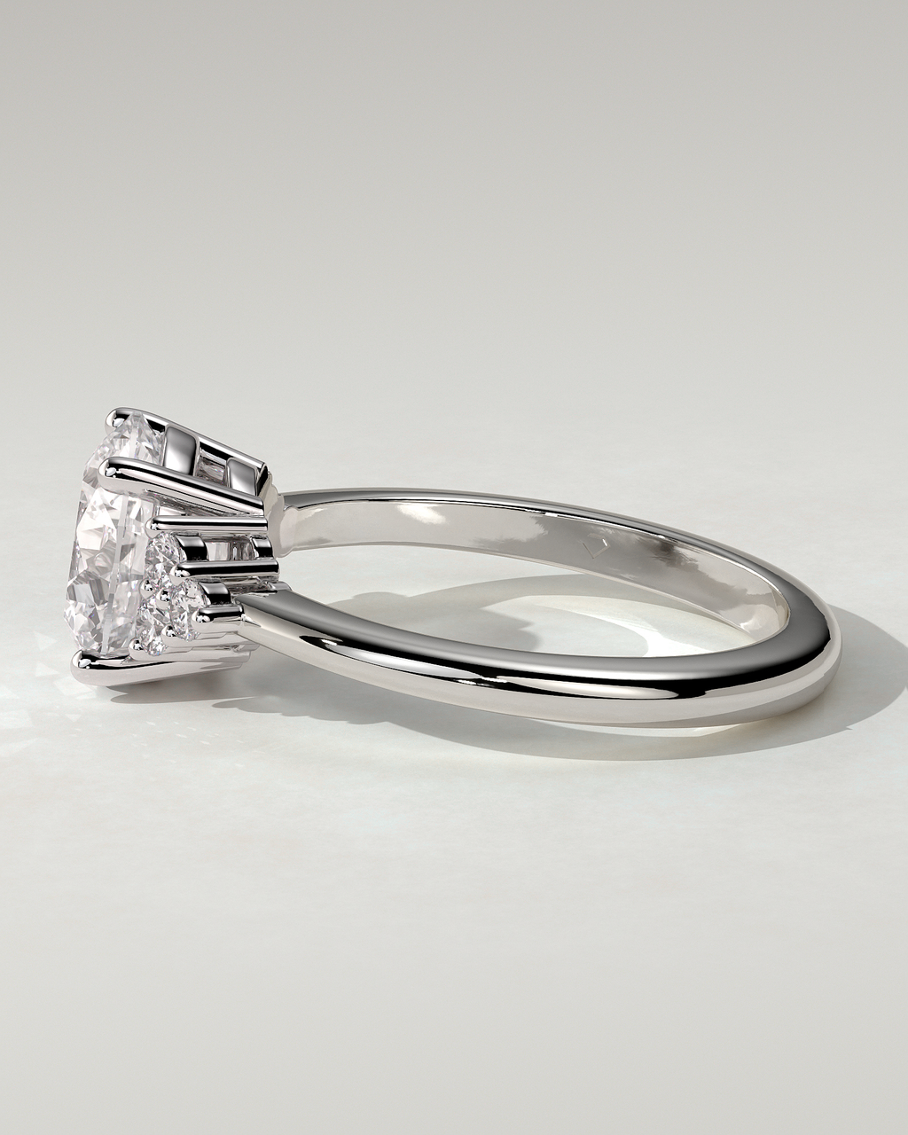 Greta Solitaire Round Ring