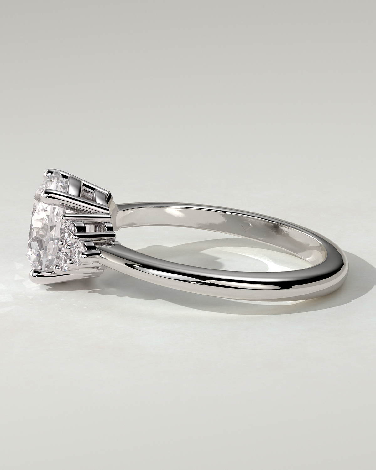 Greta Solitaire Round Ring