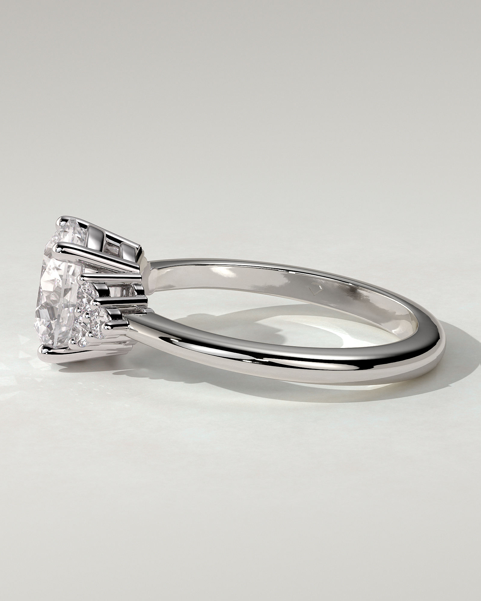 Greta Solitaire Round Ring