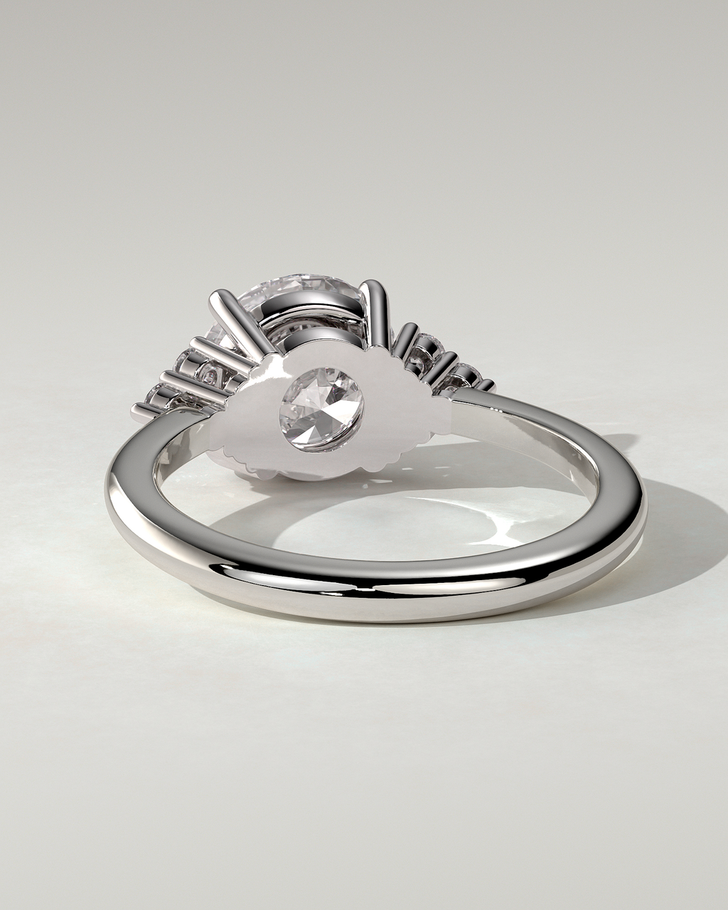 Greta Solitaire Round Ring