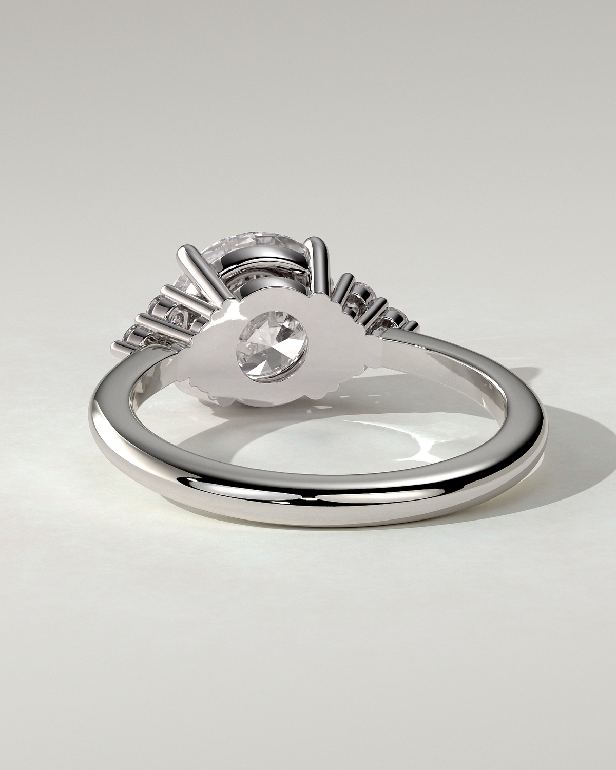 Greta Solitaire Round Ring