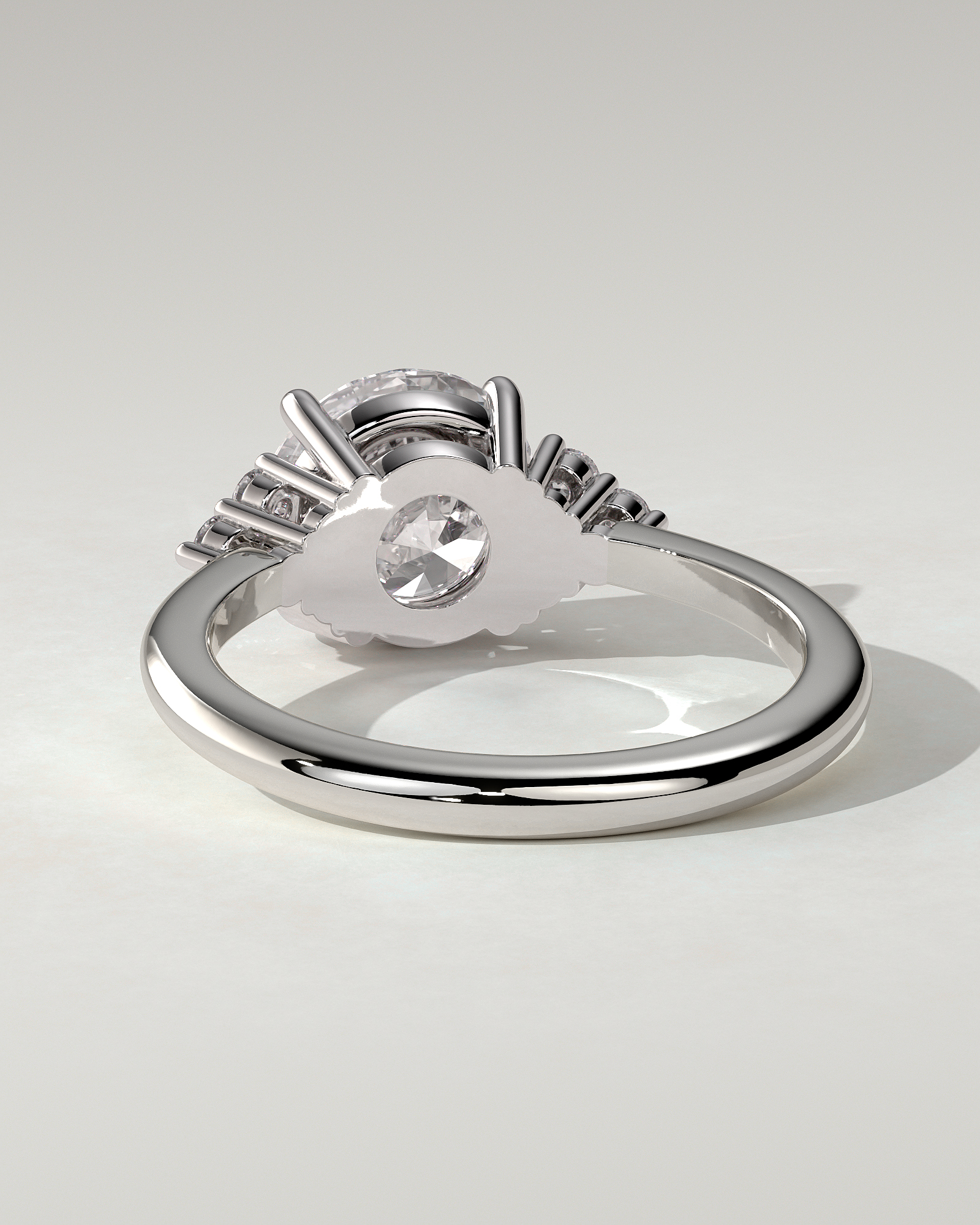 Greta Solitaire Round Ring