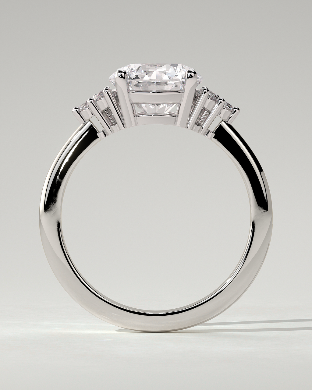 Greta Solitaire Round Ring