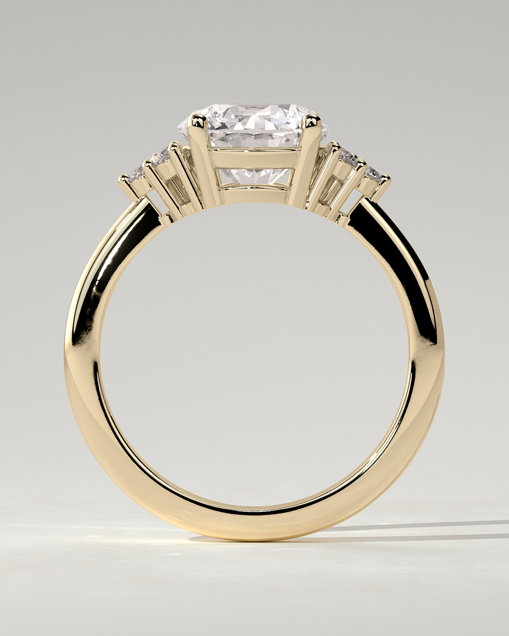 Greta Solitaire Round Ring