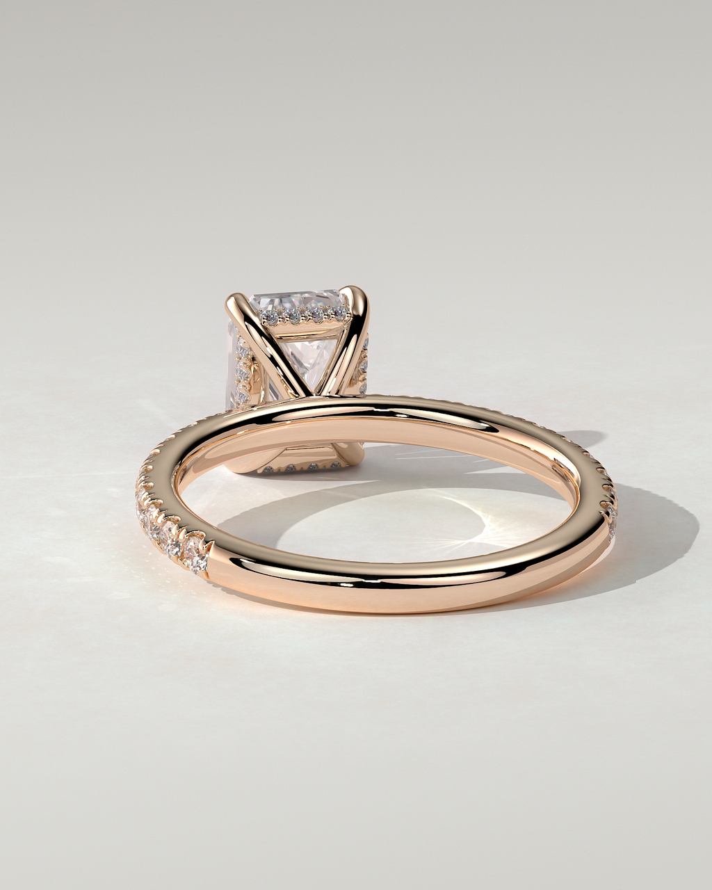 Gwyneth Solitaire Emerald Ring