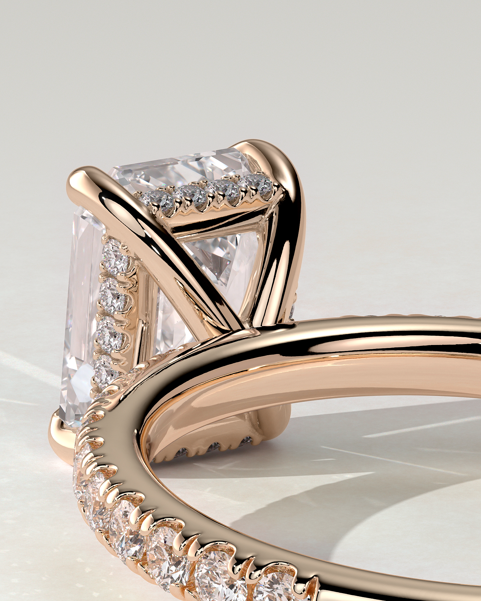 Gwyneth Solitaire Emerald Ring
